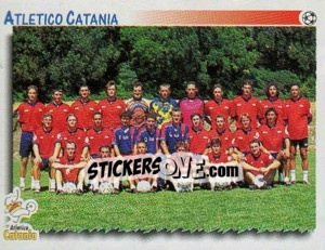 Sticker Squadra Atletico Catania - Calciatori 1997-1998 - Panini