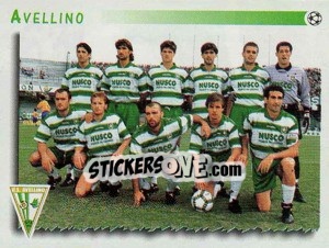 Cromo Squadra Avellino - Calciatori 1997-1998 - Panini