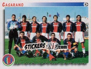 Figurina Squadra Casarano - Calciatori 1997-1998 - Panini