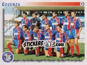 Sticker Squadra Cosenza - Calciatori 1997-1998 - Panini