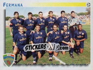 Sticker Squadra Fermana - Calciatori 1997-1998 - Panini