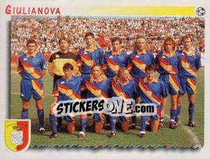 Sticker Squadra Giulianova - Calciatori 1997-1998 - Panini