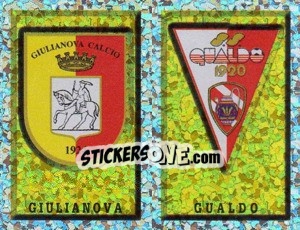 Cromo Scudetto Giulianova/Gualdo (a/b)