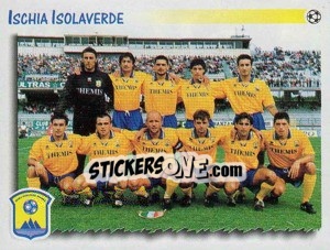 Cromo Squadra Ischia Isolaverde - Calciatori 1997-1998 - Panini