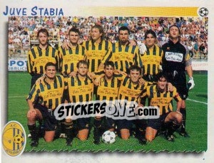 Cromo Squadra Juve Stabia - Calciatori 1997-1998 - Panini