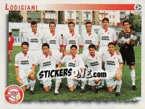 Cromo Squadra Lodigiani - Calciatori 1997-1998 - Panini