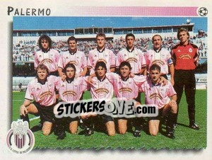 Cromo Squadra Citta' di Palermo - Calciatori 1997-1998 - Panini