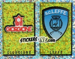 Figurina Scudetto Giorgione/Leffe (a/b) - Calciatori 1997-1998 - Panini