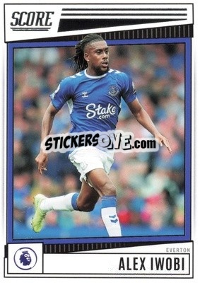 Sticker Alex Iwobi - Score Premier League 2022-2023 n. 73 - Panini