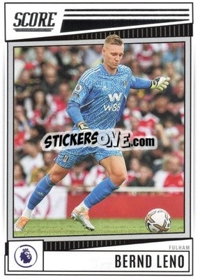 Sticker Bernd Leno - Score Premier League 2022-2023 n. 84 - Panini