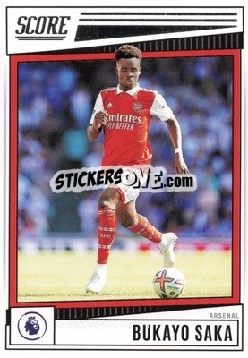 Cromo Bukayo Saka - Score Premier League 2022-2023 - Panini