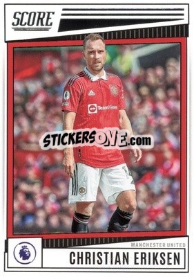Sticker Christian Eriksen - Score Premier League 2022-2023 n. 134 - Panini