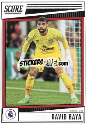 Sticker David Raya - Score Premier League 2022-2023 n. 33 - Panini