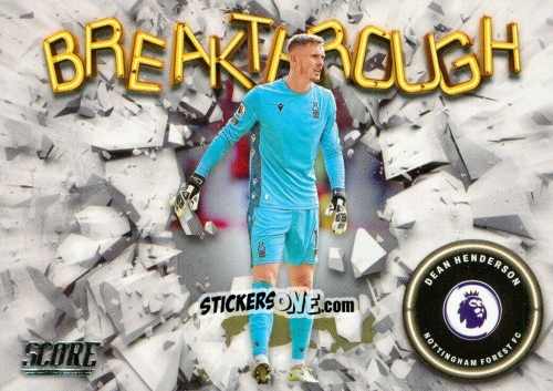 Cromo Dean Henderson - Score Premier League 2022-2023 n. B23 - Panini