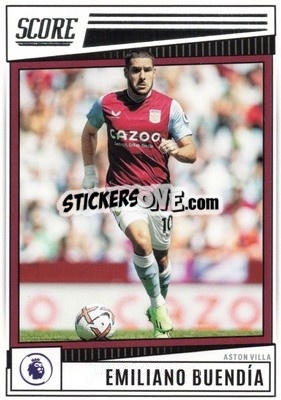 Sticker Emiliano Buendia - Score Premier League 2022-2023 n. 24 - Panini