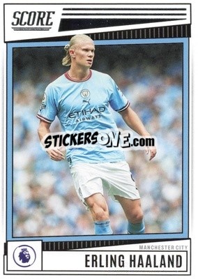 Sticker Erling Haaland - Score Premier League 2022-2023 n. 121 - Panini