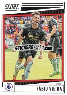 Sticker Fabio Vieira - Score Premier League 2022-2023 n. 15 - Panini