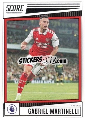 Sticker Gabriel Martinelli - Score Premier League 2022-2023 n. 17 - Panini