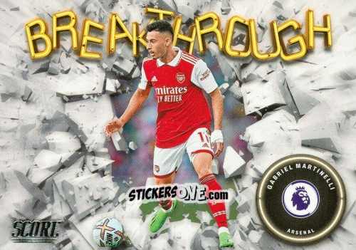 Figurina Gabriel Martinelli - Score Premier League 2022-2023 n. B3 - Panini
