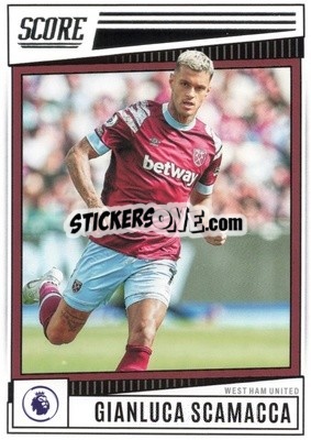 Sticker Gianluca Scamacca - Score Premier League 2022-2023 n. 183 - Panini