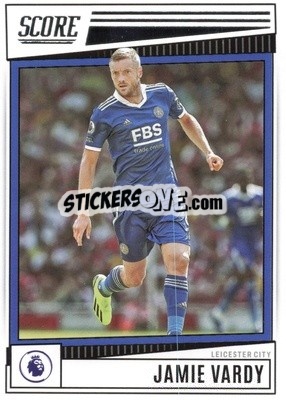 Figurina Jamie Vardy - Score Premier League 2022-2023 - Panini