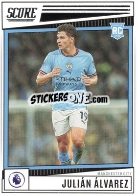 Sticker Julian Alvarez - Score Premier League 2022-2023 n. 124 - Panini