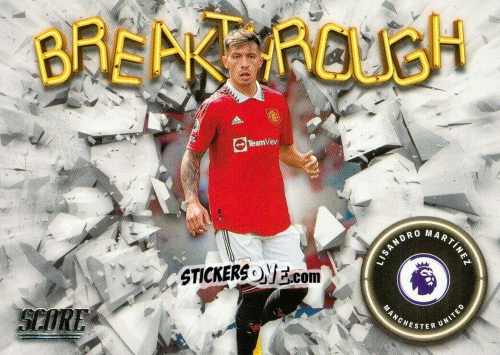 Figurina Lisandro Martinez - Score Premier League 2022-2023 n. B21 - Panini