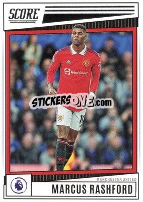 Cromo Marcus Rashford - Score Premier League 2022-2023 - Panini