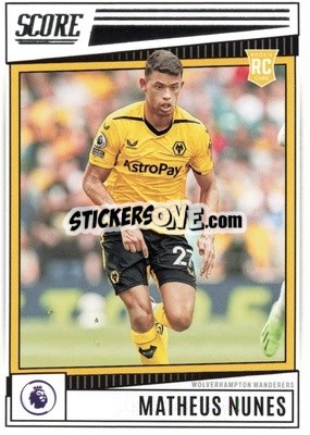 Sticker Matheus Nunes - Score Premier League 2022-2023 n. 191 - Panini