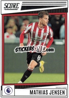 Sticker Mathias Jensen - Score Premier League 2022-2023 - Panini