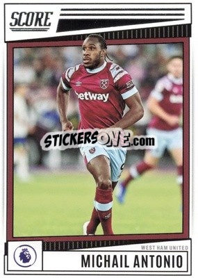 Sticker Michail Antonio - Score Premier League 2022-2023 n. 186 - Panini