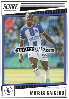 Sticker Moises Caicedo - Score Premier League 2022-2023 n. 46 - Panini