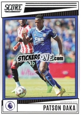 Figurina Patson Daka - Score Premier League 2022-2023 - Panini