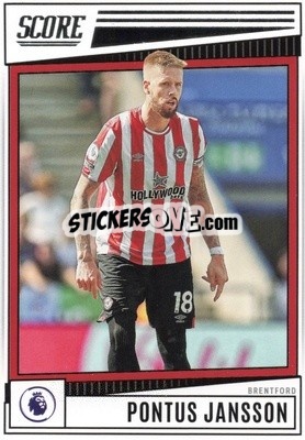 Sticker Pontus Jansson - Score Premier League 2022-2023 - Panini