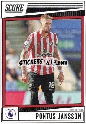 Sticker Pontus Jansson - Score Premier League 2022-2023 n. 36 - Panini