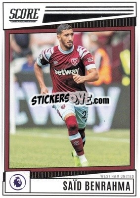 Sticker Said Benrahma - Score Premier League 2022-2023 - Panini