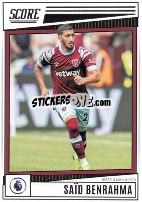 Sticker Said Benrahma - Score Premier League 2022-2023 n. 189 - Panini