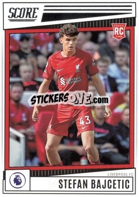 Sticker Stefan Bajcetic - Score Premier League 2022-2023 n. 112 - Panini