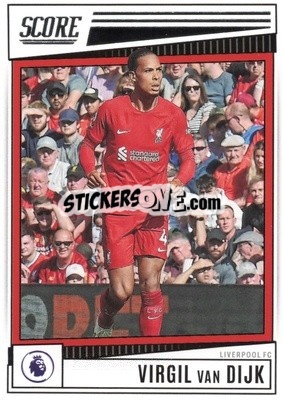 Figurina Virgil van Dijk - Score Premier League 2022-2023 - Panini