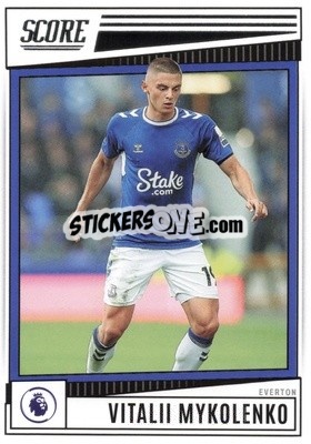 Sticker Vitalii Mykolenko - Score Premier League 2022-2023 n. 80 - Panini