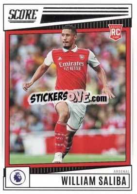 Sticker William Saliba - Score Premier League 2022-2023 - Panini