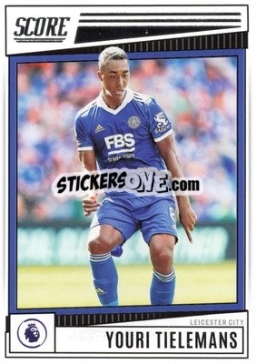 Sticker Youri Tielemans - Score Premier League 2022-2023 n. 110 - Panini