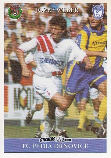 Figurina J. Weber - 1.Fotbalova Liga 1995-1996 n. 100 - Papyro
