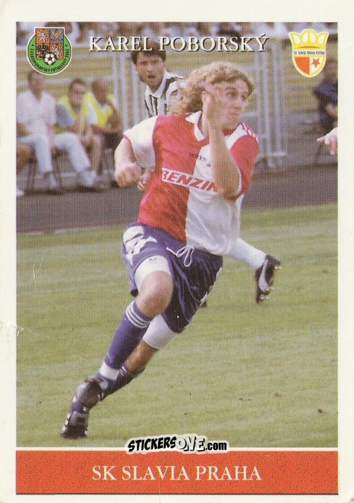 Sticker K. Poborsky - 1.Fotbalova Liga 1995-1996 n. 251 - Papyro
