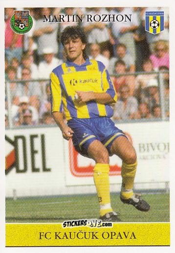 Cromo M. Rozhon - 1.Fotbalova Liga 1995-1996 n. 13 - Papyro
