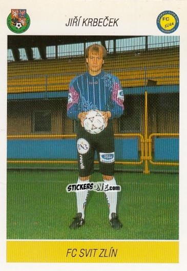 Sticker J. Krbecek - Podzim '94 Ceska Liga 1994-1995 n. 240 - Papyro
