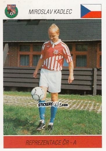 Sticker M. Kadlec - Podzim '94 Ceska Liga 1994-1995 n. 51 - Papyro
