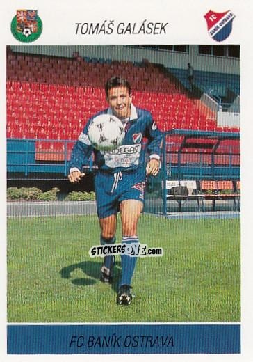 Sticker T. Galasek - Podzim '94 Ceska Liga 1994-1995 n. 186 - Papyro
