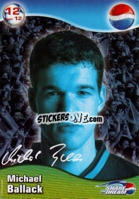 Sticker Michael Ballack - Share The Dream 2002 n. 12 - PEPSI