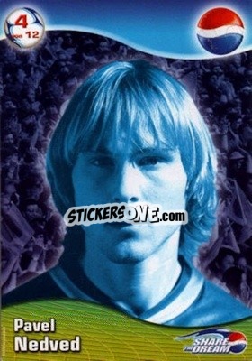 Sticker Pavel Nedved - Share The Dream 2002 n. 4 - PEPSI
